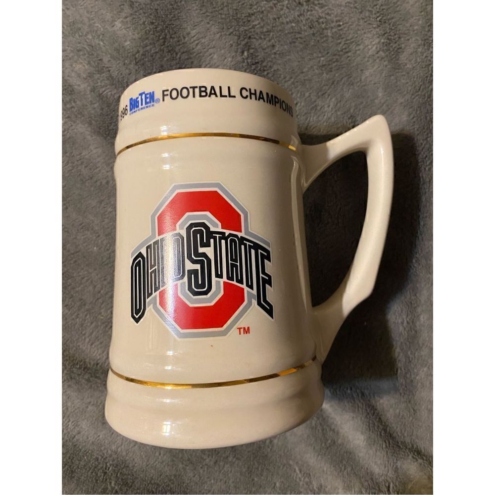 Vintage 96 Ohio state rose bowl mug